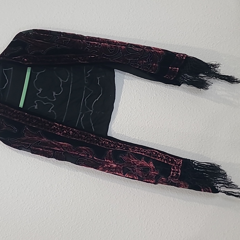 Vintage gypsy stevie nicks style velvet piano scarf